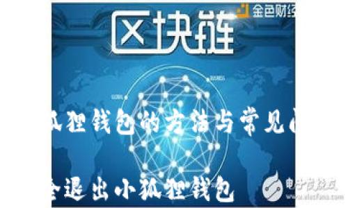 
退出小狐狸钱包的方法与常见问题解答

如何安全退出小狐狸钱包