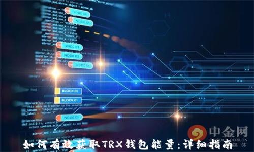 
如何有效获取TRX钱包能量：详细指南