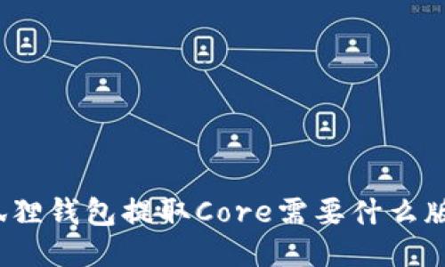 小狐狸钱包提取Core需要什么版本?