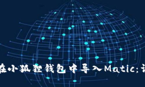 : 如何在小狐狸钱包中导入Matic:详细指南