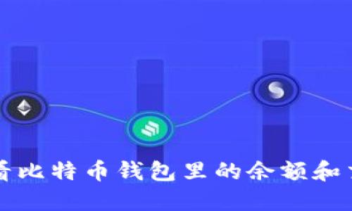 怎样查看比特币钱包里的余额和交易记录