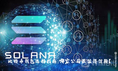 比特币钱包选择指南:哪家公司最值得信赖?