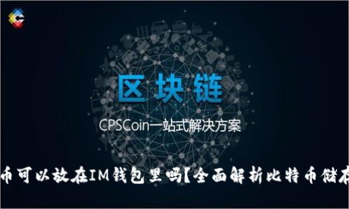 比特币可以放在IM钱包里吗？全面解析比特币储存方式