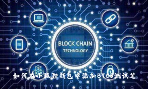 如何在小狐狸钱包中添加BTCS测试笔