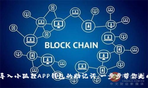 轻松掌握！如何快速导入小狐狸APP钱包的助记词，一步步带你走向安全数字资产之路