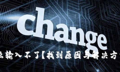 小狐狸钱包为什么输入不了？找到原因与解决方法，让您轻松搞定！