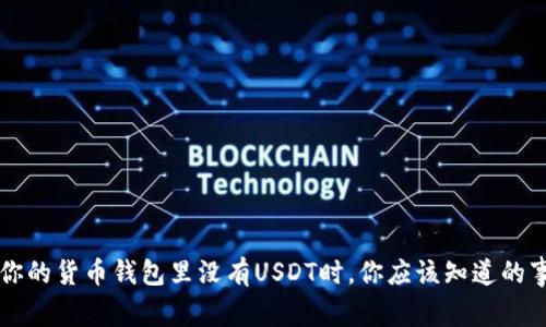当你的货币钱包里没有USDT时，你应该知道的事情