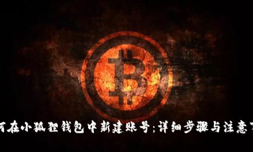 如何在小狐狸钱包中新建账号：详细步骤与注意事项