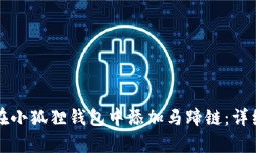 如何在小狐狸钱包中添加马蹄链：详细指南