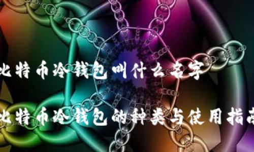 比特币冷钱包叫什么名字 

比特币冷钱包的种类与使用指南